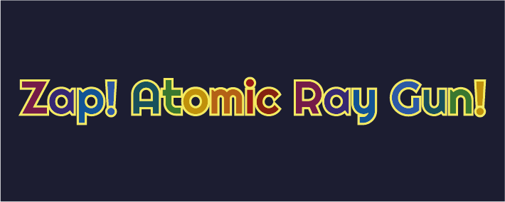 Zap! Atomic Ray Gun! logo